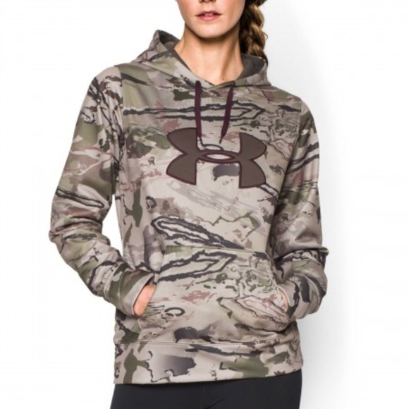 womens under armour hoodie camo